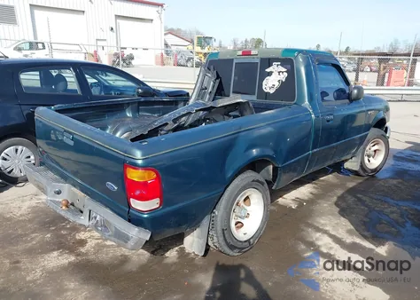 1998 Ford Ranger Splash/Xl/Xlt из США, поврежденный, VIN 1FTYR10X7WPB00771